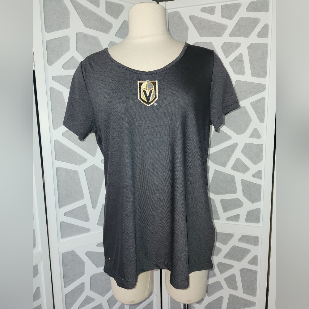 Vegas Golden Knights women's Sz. large Antigua brand official NHL charcoal gray